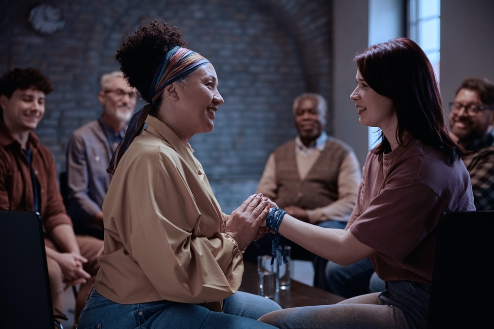 Comforting support group therapy during IOP