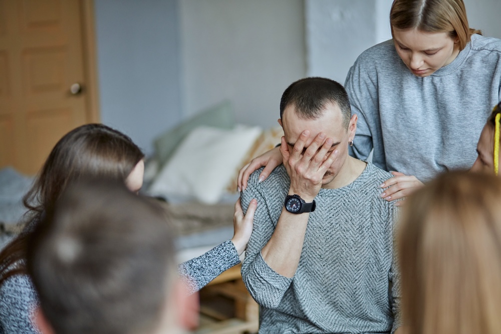 Man needing alcohol treatment 